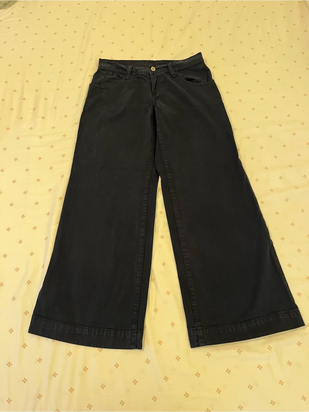 Brandy Melville Black Wide Leg Flare Jeans